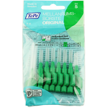 Interdental Brush Normal (0,8 mm green 8 ks) - Medzizubné kefky